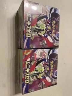 ポケモンカードゲーム ムニキスゼロ 新品未開封シュリンク付4BOX