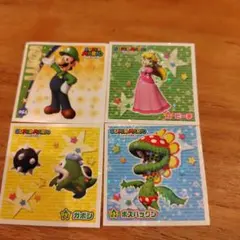 スーパーマリオ シール 4枚セットのサムネイル