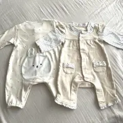 2点セット♡アカチャンホンポ　おしりアニマル　ロンパース　女の子