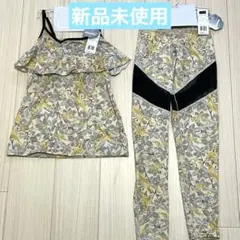 未使用GUNZE Tuche ヨガキャミソール+10分丈レギンスセット　Mサイズ