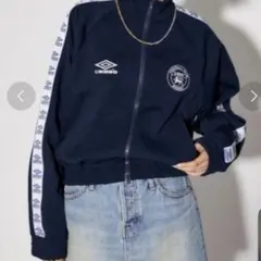 moussy UMBRO ジャージトップス トラックジャケット ネイビー コラボ