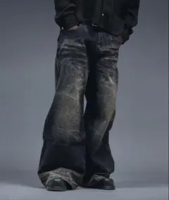 ANDER HUNK スタッズデザインリジッドデニムジャケット 黒 M - メルカリ