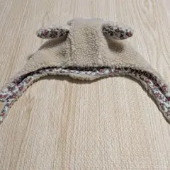 babyGap ボア耳付き帽子