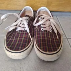 Vans ERA チェック柄 25.5cm US7.5 バンズ ヴァンズ エラ