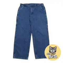 カーハート 古着 ペインターパンツ デニム ブルー XL