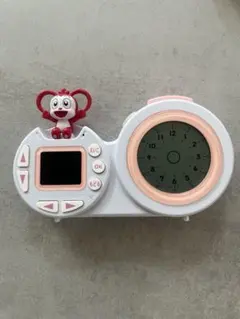 Benesse 知育時計 ホワイト/ピンク　コラショのサムネイル