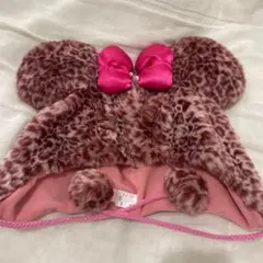 ディズニーランド　ヒョウ柄ファンキャップ