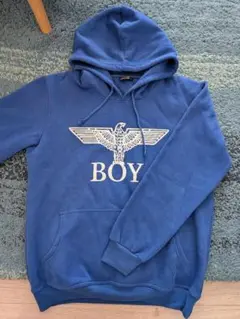 美品☆裏起毛パーカー ブルー