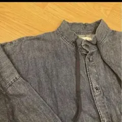 ニコアンド　インディゴ　ロングワンピース　春服　ロングコート　デニム　シャツ　綿