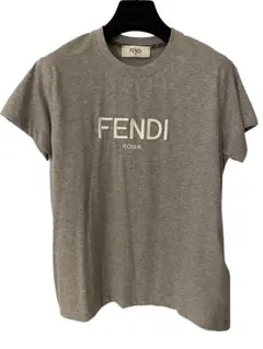 【未使用】FENDI フェンディ 立体刺繍ロゴ Tシャツ グレー Mのサムネイル