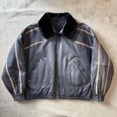 【極稀少】VAGRANT ITALIA ペッカリーレザー B-1タイプジャケット