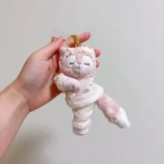 【最終値下げ】上海ディズニー　リーナベルぬいぐるみバッジ　ぬいぐるみキーチェーン
