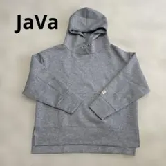 【Java】美品 レディース パーカー グレー Lサイズのサムネイル