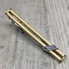 YSL ゴールド シルバー ネクタイピン