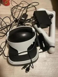 PS4 VR ヘッドセット ホワイト　ソフト付き