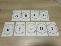 テーブルナンバー A-I 結婚式 パール スタンド 10個