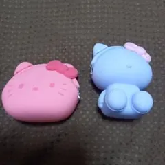 ハローキティ シリコンがま口.コインケース 2個セット レア サンリオ