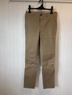 ベージュ スリムフィット チノパン