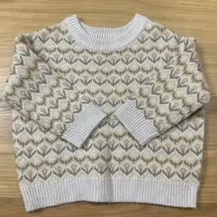 mämäraku 花柄　セーター 100cm バースデイ　futafuta