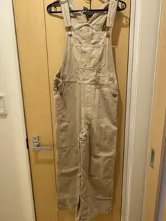 GU ベージュ サロペット S