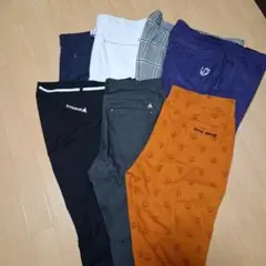 多色 ゴルフパンツ まとめてセットLサイズ