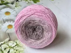 グラデーションラメ入りコットンサマーヤーン287g