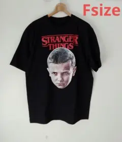 ストレンジャー・シングス イレブン 坊主 映画Tシャツ(Ｆ)v73