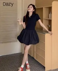 Dazy バルーンミニワンピース