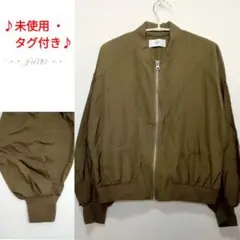 KAHボリュームスリーブブルゾン♡AZUL by moussy アズール タグ付