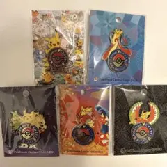 ポケモンセンター ロゴピンズ 5種セット トウキョー サッポロ オオサカ