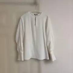 セオリーリュクス　ホワイト長袖ブラウス　新品未使用タグ付き　38