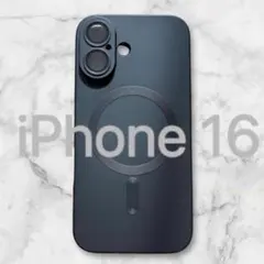 MagSafe iPhone16 ケース シンプル 軽量 レンズ保護 黒のサムネイル