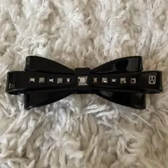 ALEXANDRE DE PARIS ブラックリボンバレッタ