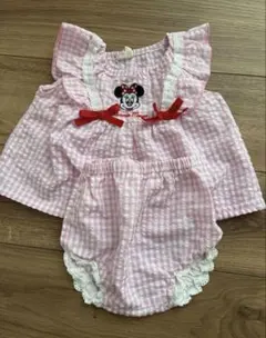 【匿名配送】しまむら ディズニー ミニーちゃん セットアップ 80