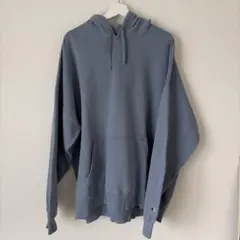 Champion プルオーバーパーカー ブルーグレー 2XL