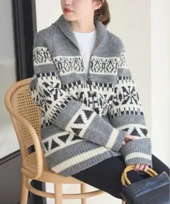 グレー ブルゾン