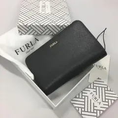 FURLA /フルラ 折り財布　L字ファスナー　ダークグレー　新品未使用品
