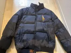 ネイビー ダウンジャケット