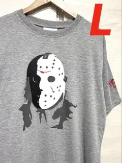 映画 13日の金曜日 ジェイソン プリントTシャツ L
