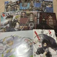 【10575】進撃の巨人 クリアファイル まとめ売り ③