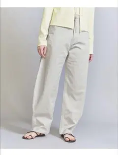 beauty&youth コットンカーブ　チノパンツ