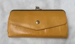 新品 ズッケロ 本革 がま口長財布 黄色 イエローのサムネイル