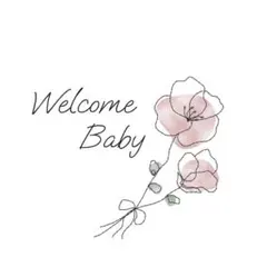 マタニティフォト シール 花 ピンク オシャレ ベリーペイント