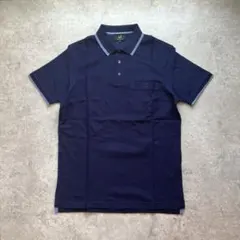 dunhill 半袖ポロシャツ 濃紺 コットン100 スポーツ ゴルフ トルコ製