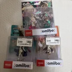 amiibo Splatoon ヒメ　イイダ　カムイ　セリカ