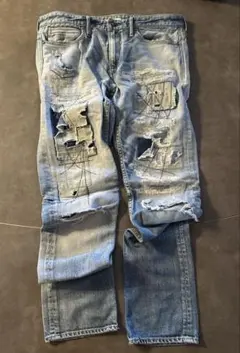 パンツ archive Roen Skull Printed Skinny Jeans archive Roen Skull Printed Skinny Jeans - メルカリ
