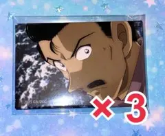 名探偵コナン 隻眼の残像 場面写スクエア缶バッジ 毛利小五郎 3個セット