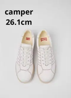 CAMPER カンペール ツインズホワイトレザー スニーカー 37 - メルカリ