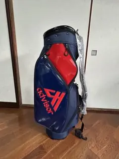 ☆美品DAIWAダイワADVISORキャディバッグ advisor アドバイザー 軽量 キャディーバッグ ホワイト×ブラック