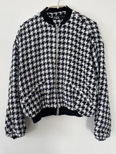 新品未使用☆ZARA テクスチャーボンバージャケット M